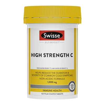 Swisse Ultiboost High Strength C 1000mg 150 Tablets