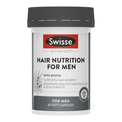 Swisse Ultiboost Hair Nutrition For Men 60 Capsules