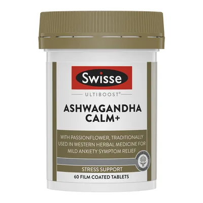Swisse Ultiboost Ashwagandha Calm+ 60 Tablets