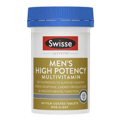 Swisse Men's High Potency Multivitamin 40 Tablets